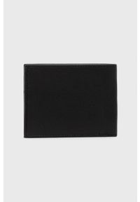BOSS portfel skórzany męski kolor czarny. Kolor: czarny. Materiał: skóra #4