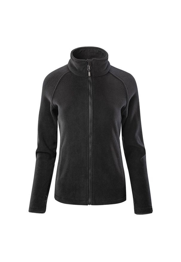 Hi-tec - Polar damski Hi-Tec Lady Harriet Fleece - czarny, Rozmiar L. Typ kołnierza: kołnierzyk stójkowy. Kolor: czarny. Materiał: polar