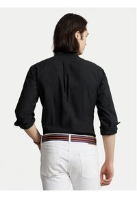 Polo Ralph Lauren Koszula Bsr 710772290 Czarny Custom Fit. Typ kołnierza: polo. Kolor: czarny. Materiał: bawełna #7