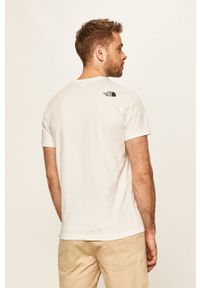 The North Face - T-shirt. Kolor: biały. Materiał: dzianina. Wzór: nadruk #4