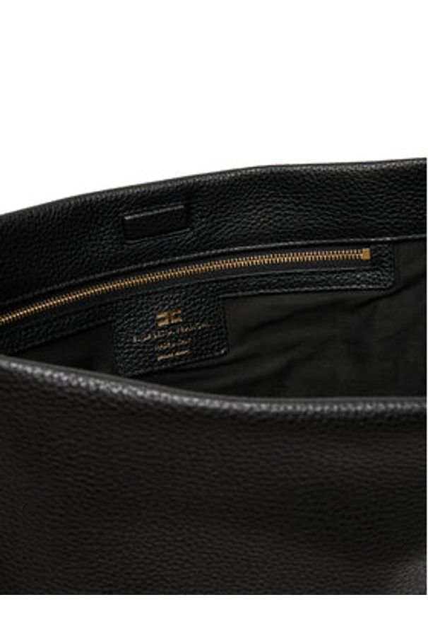 Elisabetta Franchi Torebka BS-47N-56E2-V650 Czarny. Kolor: czarny. Materiał: skórzane