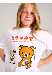 Sinsay - Koszulka Rilakkuma - kremowy. Kolor: kremowy #1