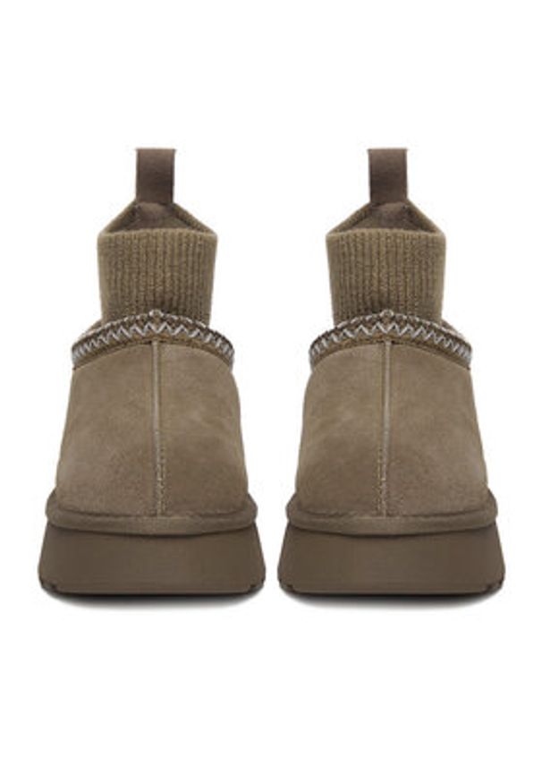 Badura Śniegowce EO-ANDREA-TS6278-01 Beżowy. Kolor: beżowy. Materiał: skóra, zamsz