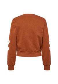 Bluza dla kobiet Hummel Legacy. Kolor: brązowy. Materiał: polar, materiał