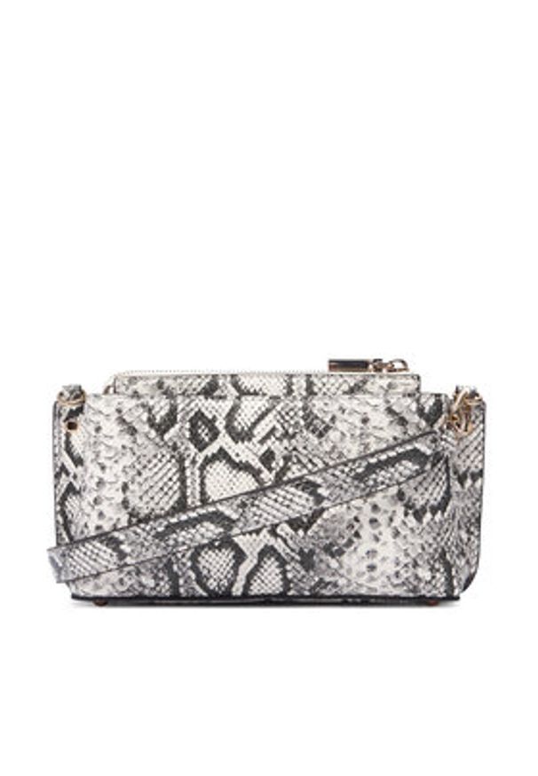 Guess Torebka Bianca Mini HWKG99 07720 Szary. Kolor: szary. Materiał: skórzane