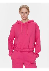 Guess Bluza Eleanora V4RQ09 KC5O0 Różowy Regular Fit. Kolor: różowy. Materiał: bawełna #1