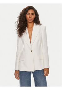 Versace Jeans Couture Marynarka 76HAQ702 Biały Slim Fit. Kolor: biały. Materiał: syntetyk #1