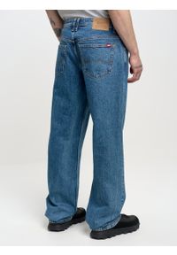 Big-Star - Spodnie jeans męskie loose z linii Authentic Silvermine 400. Okazja: na co dzień. Stan: podwyższony. Kolor: niebieski. Wzór: aplikacja, haft. Sezon: lato. Styl: vintage, casual, klasyczny #3
