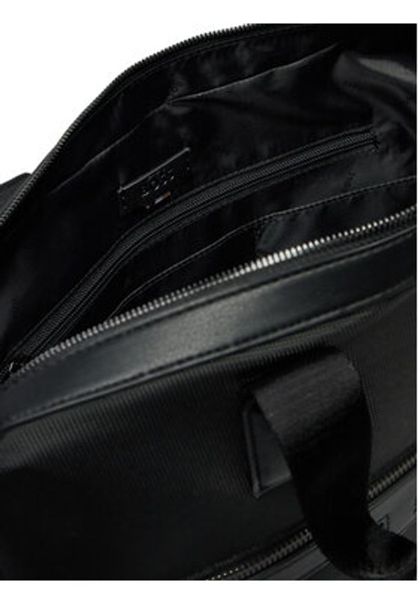 BOSS Torba na laptopa Ray 50536181 Czarny. Kolor: czarny. Materiał: materiał