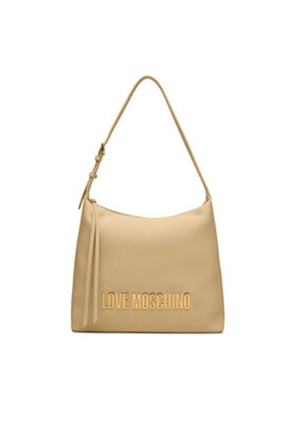 Love Moschino - LOVE MOSCHINO Torebka JC4108PP1OKD0129 Beżowy. Kolor: beżowy. Materiał: skórzane