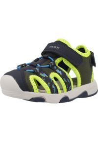 Geox - Sandały GEOX B S.MULTY B.B Zielony. Kolor: zielony. Materiał: syntetyk, tkanina. Sport: turystyka piesza