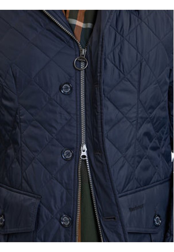 Barbour Kurtka przejściowa Quilted MQU0559NY91 Granatowy Regular Fit. Kolor: niebieski. Materiał: syntetyk