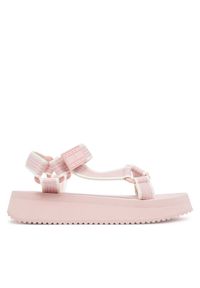 Tommy Jeans Sandały Tjw Eva Sandal EN0EN02747 Różowy. Kolor: różowy. Materiał: materiał