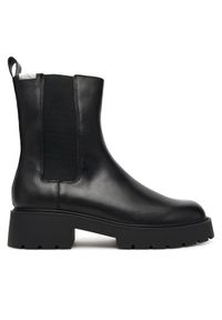Calvin Klein Jeans Sztyblety Combat Mid Chelsea Boot Hw Lth YW0YW01869 Czarny. Kolor: czarny. Materiał: skóra #1