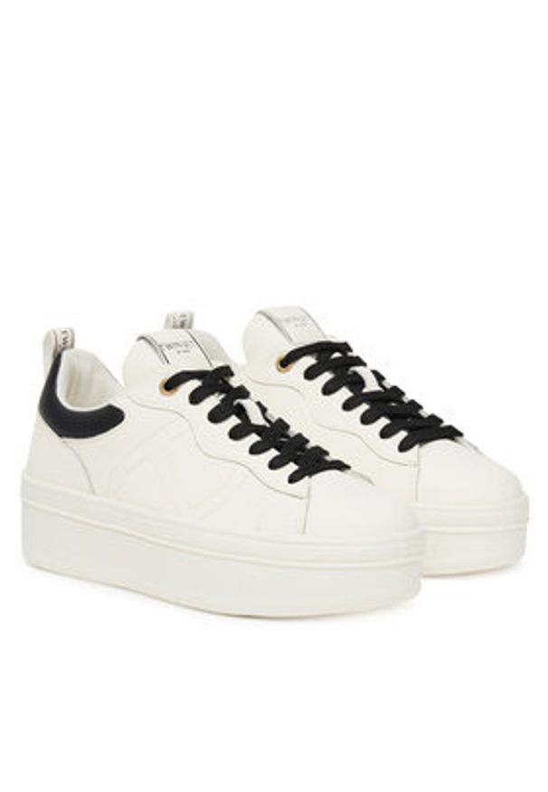 TwinSet - TWINSET Sneakersy 252TCP024 Biały. Kolor: biały. Materiał: skóra