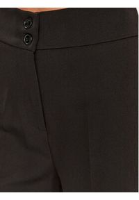 Maryley Spodnie materiałowe 23IB680/41BK Czarny Regular Fit. Kolor: czarny. Materiał: materiał, syntetyk