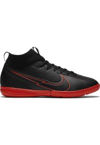 Buty piłkarskie Nike Mercurial Superfly 7 Academy Ic Jr AT8135 060 szare czarne. Kolor: szary. Materiał: guma. Szerokość cholewki: normalna. Sport: piłka nożna