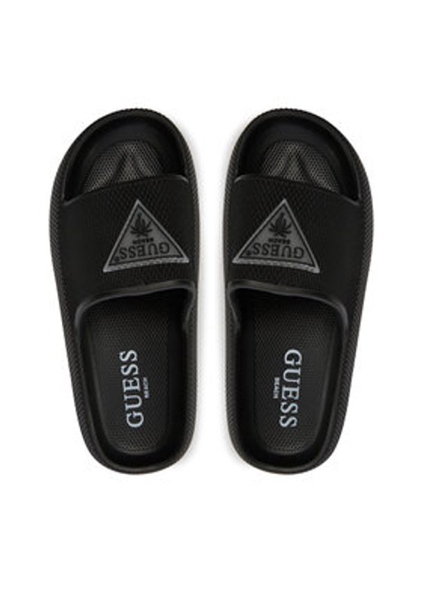 Guess Klapki E4GZ27 WG5X0 Czarny. Kolor: czarny