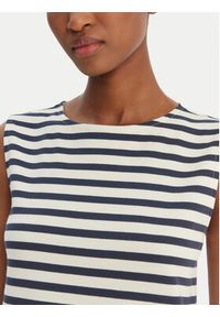 Weekend Max Mara Top Multih 2615941092 Granatowy Regular Fit. Kolor: niebieski. Materiał: bawełna #5