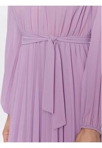 ViCOLO Sukienka codzienna TE0130 Fioletowy Regular Fit. Okazja: na co dzień. Kolor: fioletowy. Materiał: syntetyk. Typ sukienki: proste. Styl: casual
