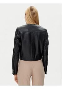 BOSS Kurtka skórzana Sadenita 50531325 Czarny Regular Fit. Kolor: czarny. Materiał: skóra #5