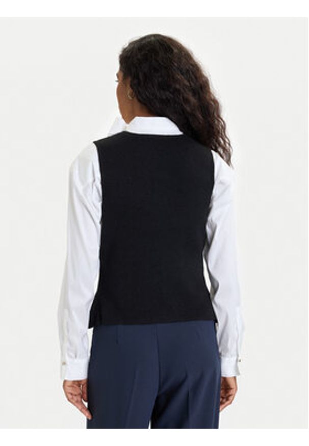 Vero Moda Kamizelka Brisa 10334682 Czarny Regular Fit. Kolor: czarny. Materiał: syntetyk