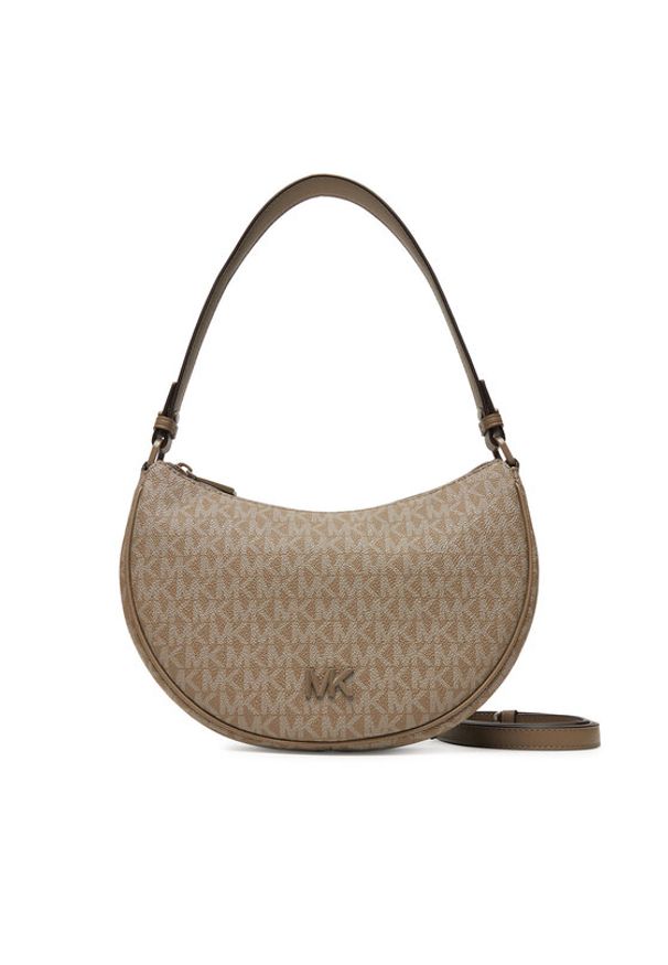 MICHAEL Michael Kors Torebka Kyla 32T5T8QU1B Beżowy. Kolor: beżowy. Materiał: skórzane