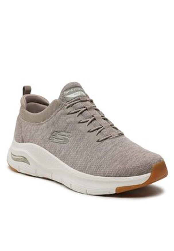 skechers - Skechers Sneakersy Waveport 232301/TPE Szary. Kolor: szary. Materiał: materiał