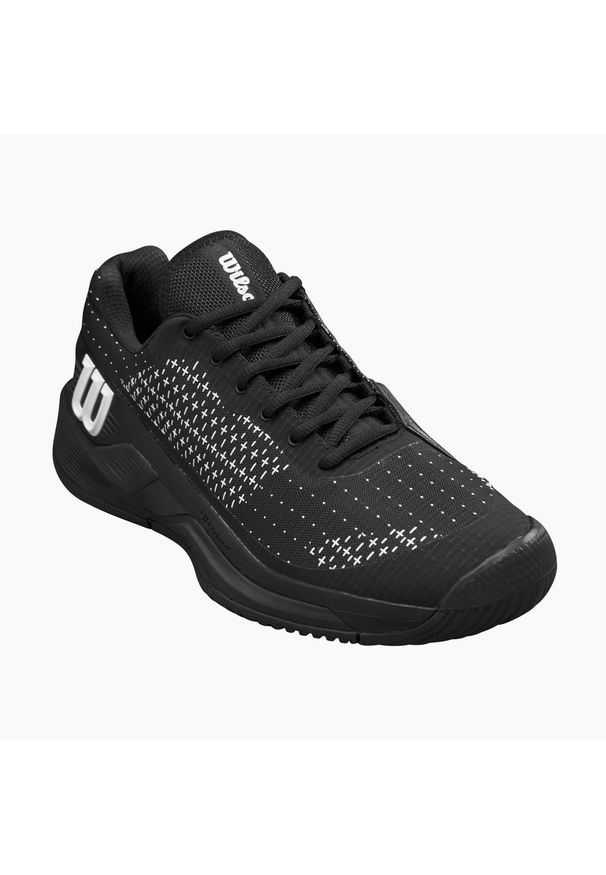 Buty do tenisa męskie Wilson Rush Pro Extra Duty. Kolor: czarny, biały, wielokolorowy. Sport: tenis