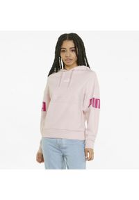 Bluza treningowa damska Puma Power Colorblock Hoodie TR. Kolor: różowy