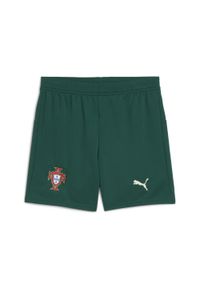 Puma - Młodzieżowe szorty Portugalia 2025 PUMA Blessing Green Sugared Almond Beige. Kolor: zielony, wielokolorowy, beżowy