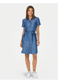 JDY Sukienka koszulowa Jasper 15312440 Niebieski Regular Fit. Kolor: niebieski. Materiał: lyocell. Typ sukienki: koszulowe #1