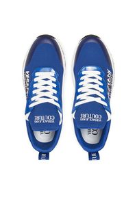 Versace Jeans Couture Sneakersy 78YA3SA9 Niebieski. Kolor: niebieski. Materiał: materiał #5
