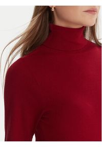 Kontatto Golf 3M0824C Czerwony Regular Fit. Typ kołnierza: golf. Kolor: czerwony. Materiał: syntetyk #3