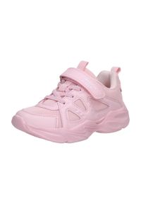 American Club - Różowe sportowe buty dziecięce AMERICAN CLUB FH33/22. Kolor: różowy. Materiał: skóra, tkanina