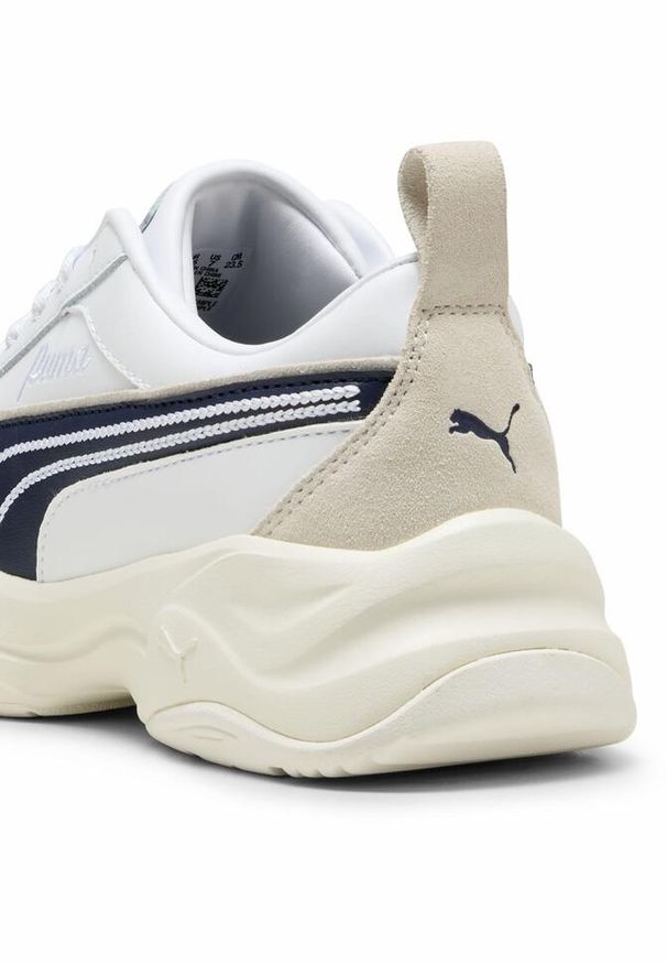 Puma - Sneakersy unisex Cilia Mode Lux PUMA White Navy Warm Blue. Kolor: biały, niebieski, wielokolorowy