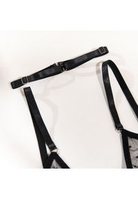 Intica - Komplet bielizny z delikatnych materiałów na romantyczne wieczory Carmelita. Kolor: czarny. Materiał: materiał #7