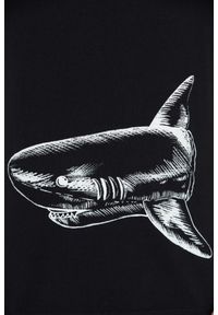 PALM ANGELS Czarny t-shirt Broken Shark Classic Tee. Kolor: czarny #3