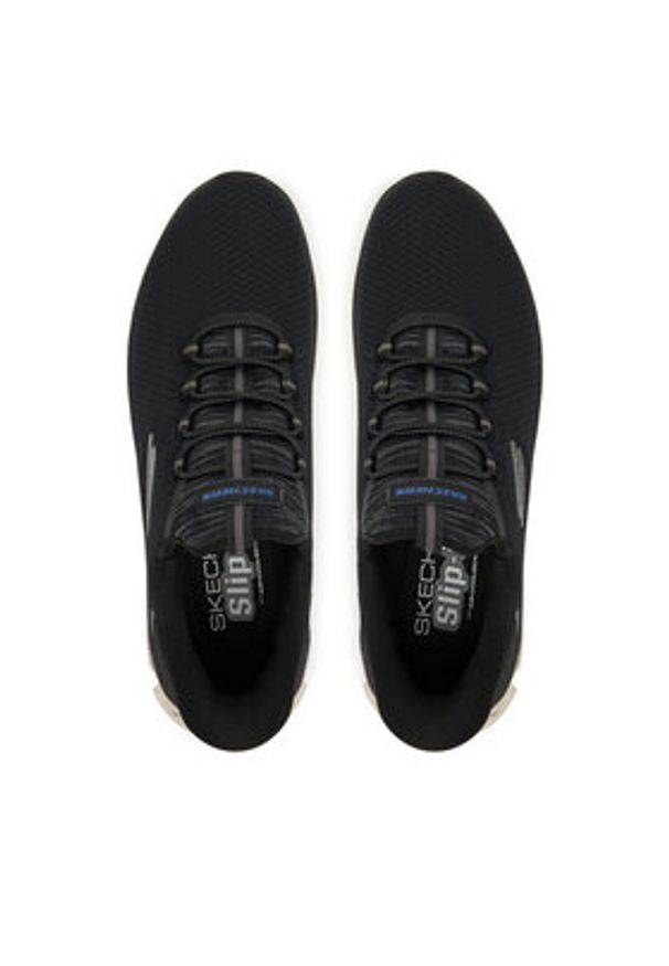 skechers - Skechers Sneakersy Glide-Step-Noxus 233010/BLK Czarny. Kolor: czarny. Materiał: materiał