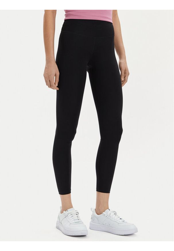 Athlecia Legginsy Franz W Tights EA181388 Czarny Regular Fit. Kolor: czarny. Materiał: syntetyk