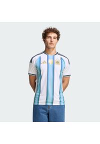 Adidas - Koszulka Argentina 26 Home. Kolor: niebieski, wielokolorowy, biały. Technologia: ClimaCool (Adidas). Sport: piłka nożna #1