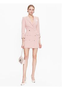 Elisabetta Franchi Sukienka koktajlowa AB-340-31E2-V590 Różowy Slim Fit. Kolor: różowy. Materiał: syntetyk. Styl: wizytowy #3