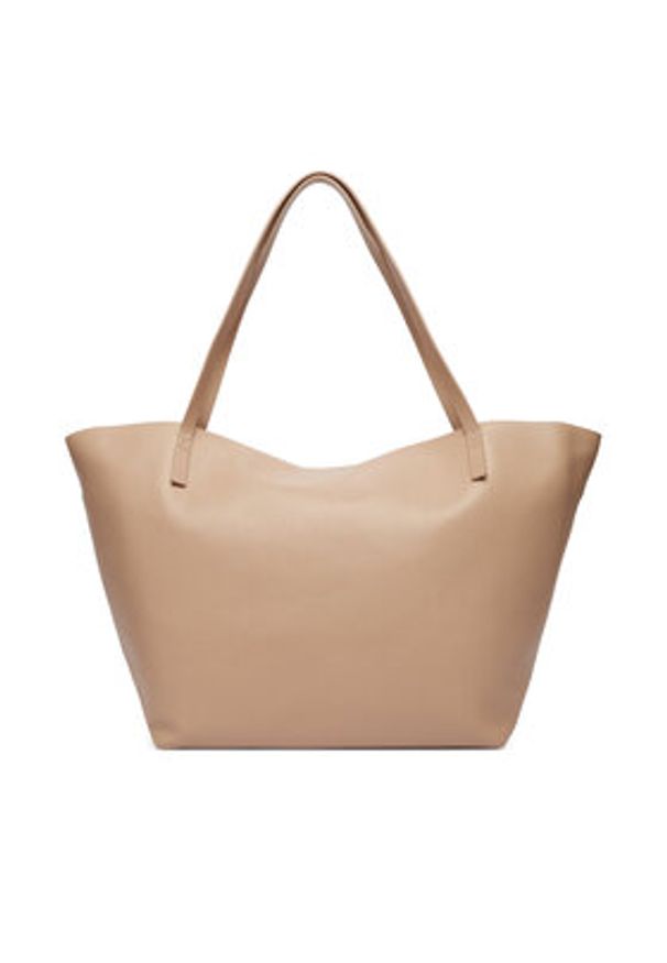 Patrizia Pepe Torebka 2B0130/L148-R874 Beżowy. Kolor: beżowy. Materiał: skórzane