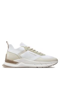 Calvin Klein Sneakersy Low Top Lace Up Mix HM0HM00918 Biały. Kolor: biały