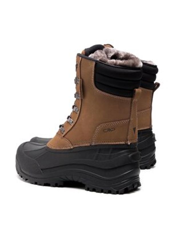 CMP Śniegowce Kinos Snow Boots Wp 3Q48867 Brązowy. Kolor: brązowy. Materiał: nubuk, skóra
