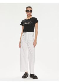 Liu Jo T-Shirt VA4216 JS923 Czarny Regular Fit. Kolor: czarny. Materiał: bawełna #2