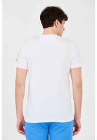 La Martina - LA MARTINA Biały t-shirt Jersey. Kolor: biały. Materiał: jersey #3