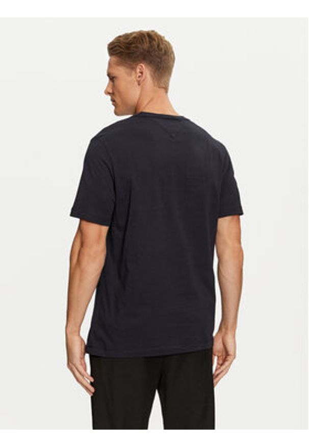 TOMMY HILFIGER - Tommy Hilfiger T-Shirt MW0MW36480 Granatowy Regular Fit. Kolor: niebieski. Materiał: bawełna