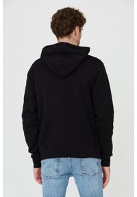 DSQUARED2 Czarna męska bluza Sweatshirt, Rozmiar L. Typ kołnierza: kaptur. Kolor: czarny