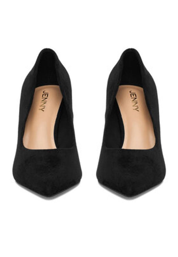 Jenny - JENNY Szpilki CEO-R26SS09213 Czarny. Kolor: czarny. Materiał: materiał. Obcas: na szpilce